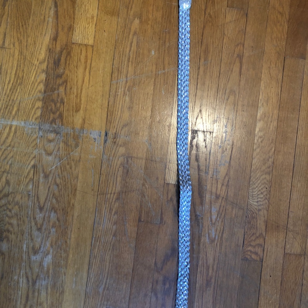 Silver Sparkly Belt 30in